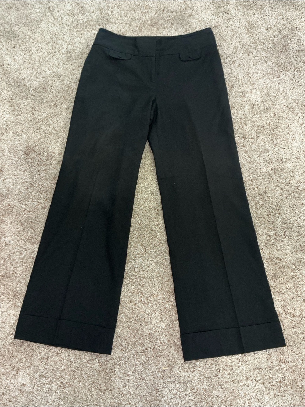 Ann Taylor Lined Classic Black Women's Dress Pants Sz 10